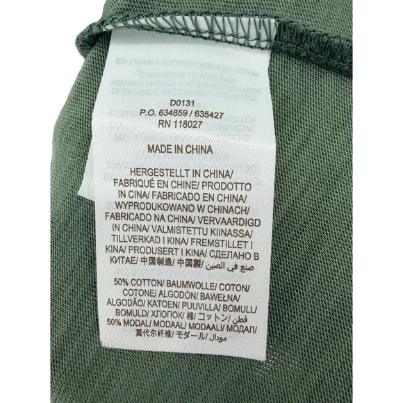 Boden Smocked Button Front Long Sleeve Cotton Blend Dress Green Dots 12R NWT - Picture 7 of 12